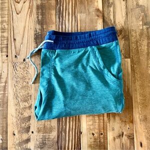 Aviator nation navy and teal Jogger Pants size medium